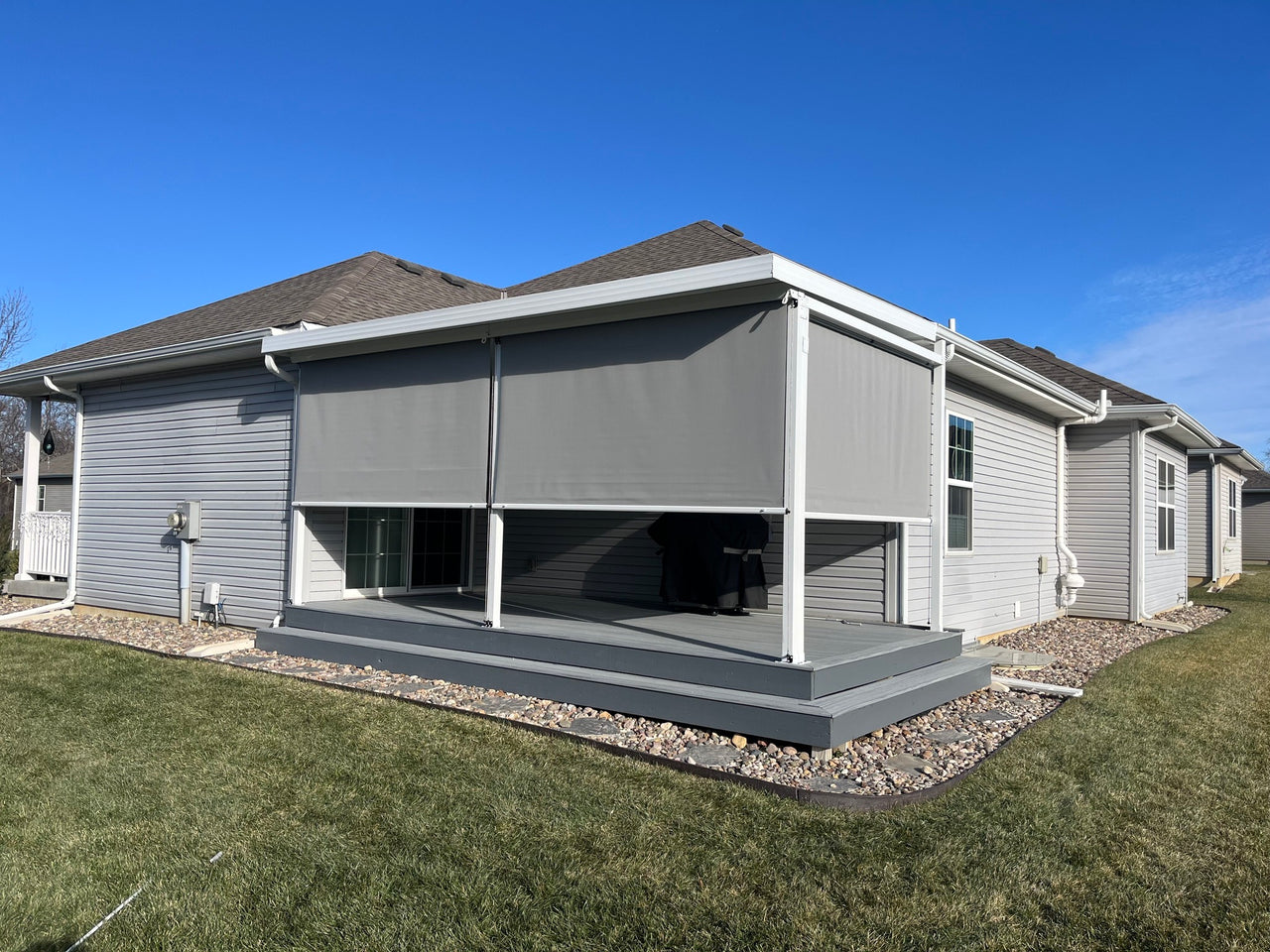 Kansas City, KS Insulated Deck Cover & Solar Shades - February 2025