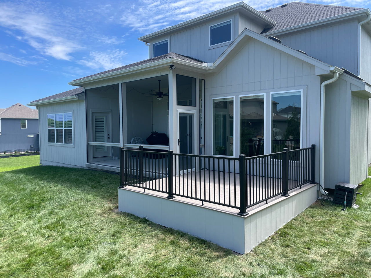 Olathe, KS Screen Room & Deck - February 2024