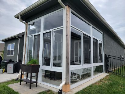 Olathe, KS Aluminum Sunroom - March 2025