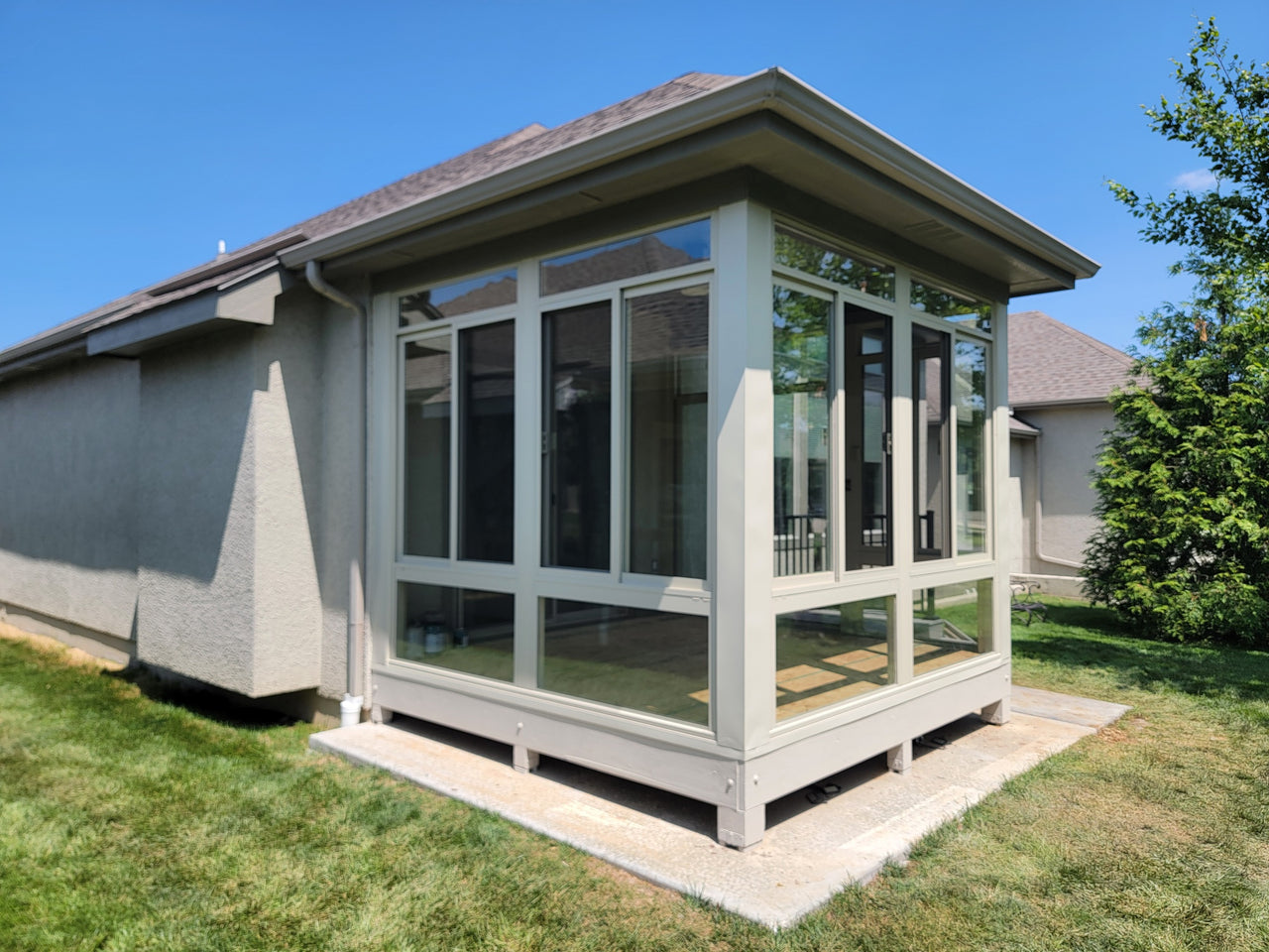 Olathe, KS Aluminum Sunroom - February 2025