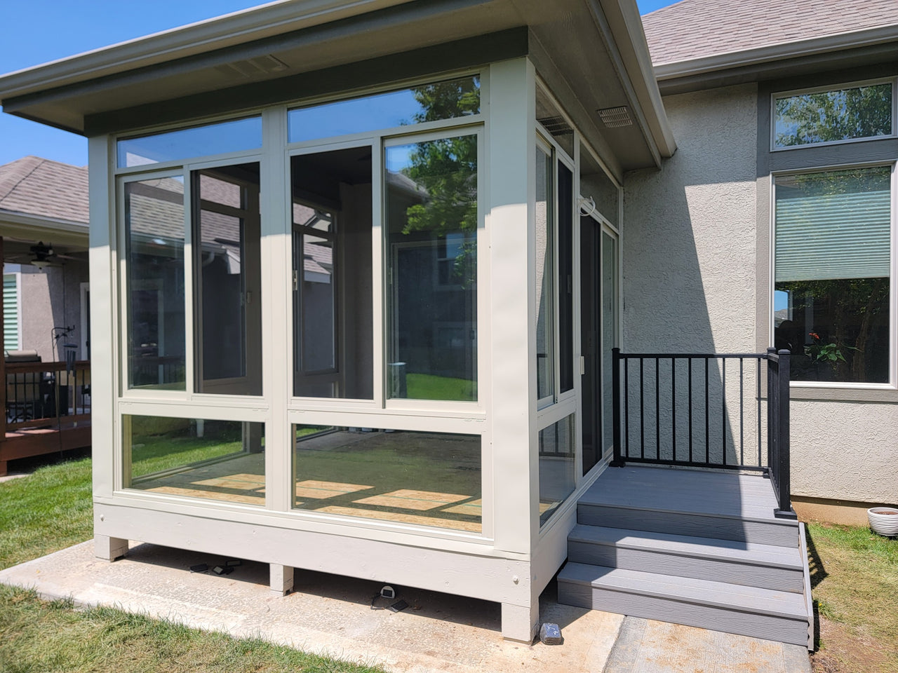 Olathe, KS Aluminum Sunroom - February 2025